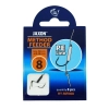 Hak Jaxon M.Feeder+przypon 0.12mm r.8 op/8szt(5)+
