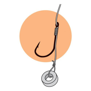 Hak Jaxon M.Feeder+przypon 0.12mm r.8 op/8szt(5)+-73439