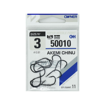 Haczyki Owner 50010/3 - czarny+