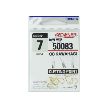 Haczyki Owner 50083/7 - złoty+