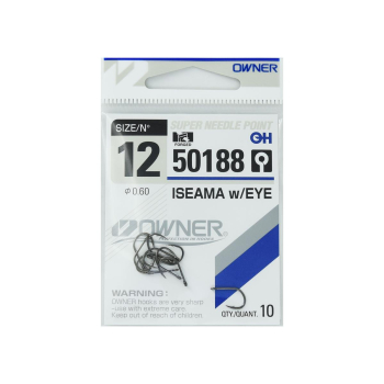 Haczyki Owner 50188/12 - ciemnostalowy+