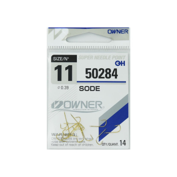 Haczyki Owner 50284/11 - złoty+