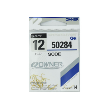 Haczyki Owner 50284/12 - złoty+