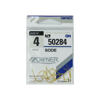 Haczyki Owner 50284/4 - złoty+