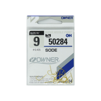 Haczyki Owner 50284/9 - złoty+