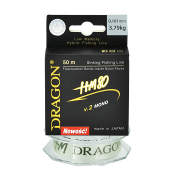 Żyłka Dragon HM80 v.2 mono 0.161mm/50m