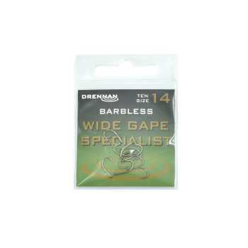 Haki Drennan Wide Gape Spec. bezzad. ro.14op/10szt