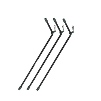 Rurka antyspląt.czarna krzywa 20cm 3szt(10)