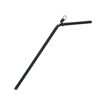 Rurka antysplątaniowa wygięta czarna 12cm 1szt(25)