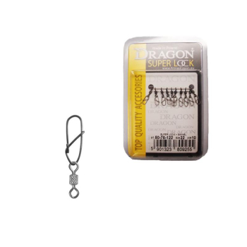 Agrafka z krętlikiem Super Lock Dragon no.8 10szt