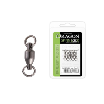 Krętlik łożyskowany Dragon no.3/0  5szt