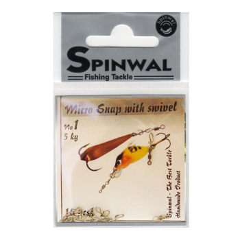 Agrafka Mic.Snap+Krętlik Spinwal No1-5kg 10szt