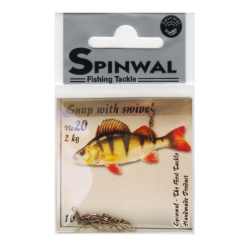 Agrafka+Krętlik Spinwal No.20 - 2 kg op.10szt