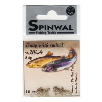 Agrafka+Krętlik Spinwal No.20/A- 5 kg op.10szt