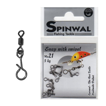 Agrafka+Krętlik Spinwal No.21 - 5 kg op.10szt