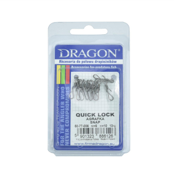 Agrafka Quick Lock Dragon no.6 10szt-79721