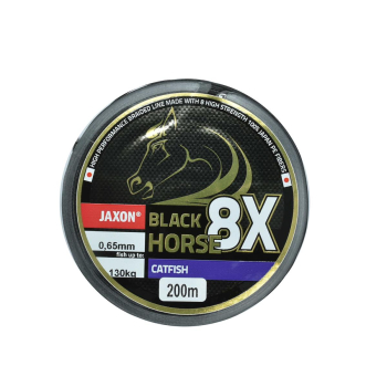 Plecionka Jaxon Black Horse 8X Catfish 0.65mm200m*