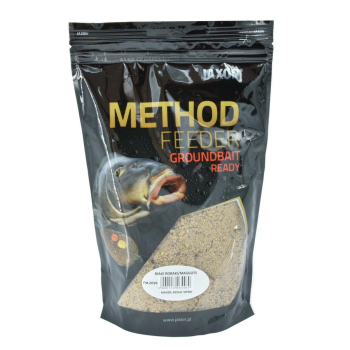 Zanęta Jaxon Met. Feeder Ready 750g białe robaki+