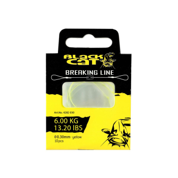 Linka Black Cat Break Line 0,30mm 6kg 10 sztuk