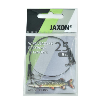 Przypon tytanowy Jaxon 25cm/9kg  2szt.(5)