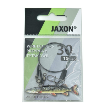 Przypon tytanowy Jaxon 30cm/15kg  2szt.(5)