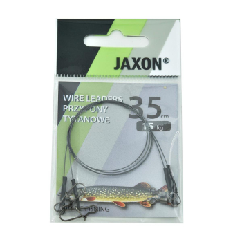 Przypon tytanowy Jaxon 35cm/15kg  2szt.(5)