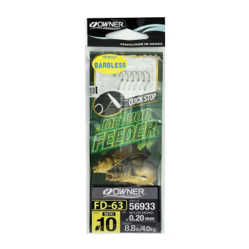 Haczyki Owner FD63/10 z przyponami (5)
