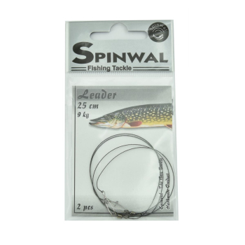 Przypony wolframowe Spinwal 25 cm 9 kg 2szt.