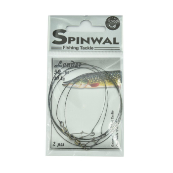 Przypony wolframowe Spinwal 50 cm 20 kg 2szt.