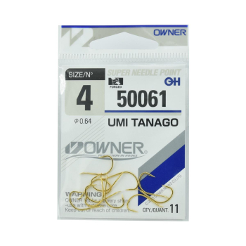 Haczyki Owner 50061/4 - złoty+