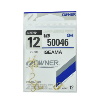 Haczyki Owner 50046/12 - złoty+