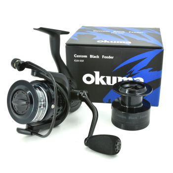 Kołow. Okuma Custom Black Feeder CLX-55F 7BB+1RB-93879