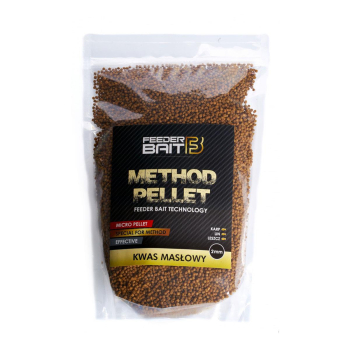 Pellet Feeder Bait Micro Kwas Masłowy 2mm 800g