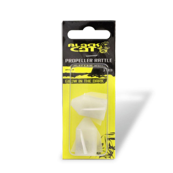 Wirnik Black Cat z grzechotką  3.0cm 2 szt fluo-94534