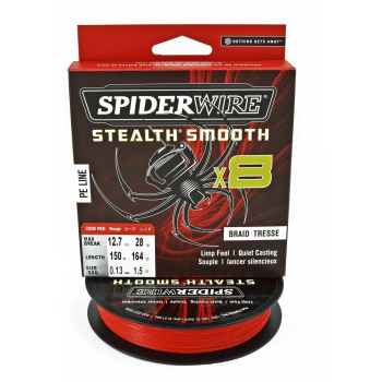 Plecionka Spiderwire SS8 Red 0.13mm/150m