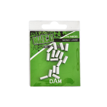 Zaciski aluminiowe MadCat 1.00mm op. 16 szt.