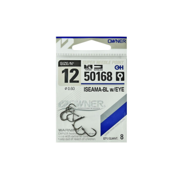 Haczyki bezzadziorowe Owner 50168/12-c.stalowy+