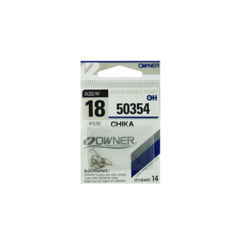 Haczyki Owner 50354/18 - srebrny+