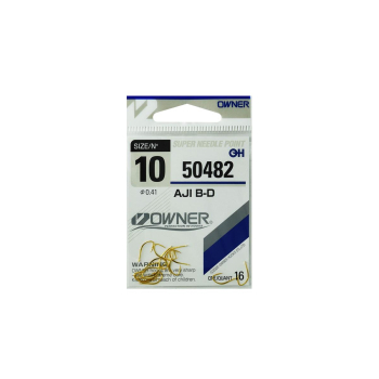 Haczyki Owner 50482/10 - złoty+