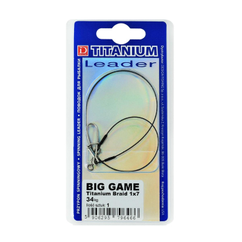 Przypon Dragon Titanium Braid 1x7 34kg 30cm 1szt.#