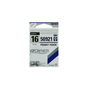 Haczyki Owner 50921/16 - ciemnostalowy+