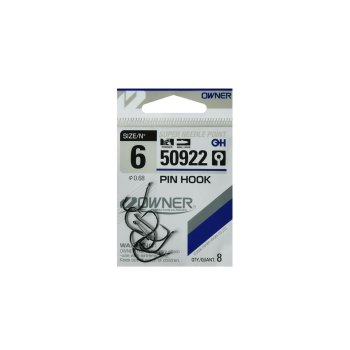 Haczyki Owner 50922/6 - ciemnostalowy+