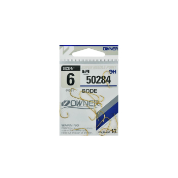Haczyki Owner 50284/6 - złoty+