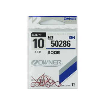 Haczyki Owner 50286/10 - czerwony+