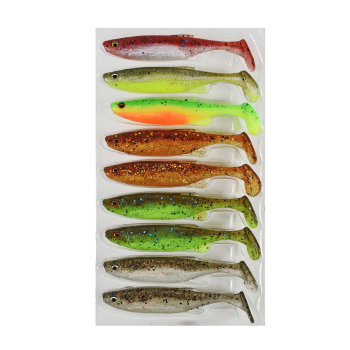 Zestaw przynęt S.G. Fat Min.T-Tail 9cm/7g 9szt#