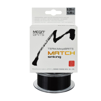 Żyłka Team MegaBAITS Sinking Match 0.25mm 150m