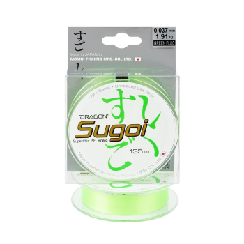 Plecionka Dragon Sugoi Superthin 0.037mm135m fluo