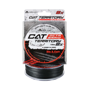 Plecionka Mikado Cat Terr.Octa B.0.50mm150m ziel.