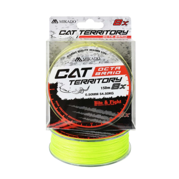 Plecionka Mikado Cat Terr.Octa B.0.50mm150m ż.fluo