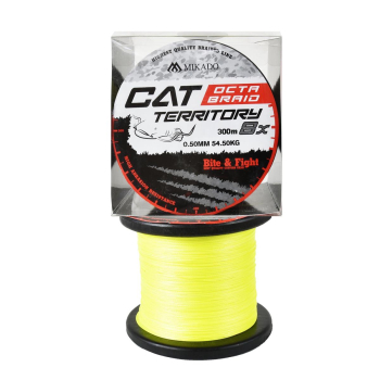 Plecionka Mikado Cat Terr.Octa B.0.50mm300m ż.fluo